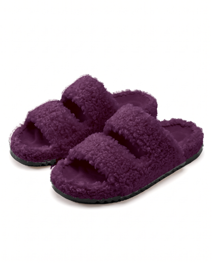 Shufflrs Cloud Comfort Slide in Plum